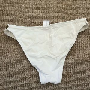 Heidi Klein White Bikini Bottoms size 2